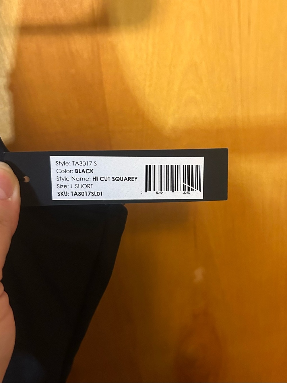 NWT TA3 Hi Cut Squarey L Short - Picture 2 of 8